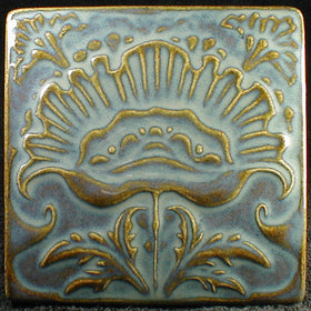 6 x 6 Poppy - Cerulean Blue Mist