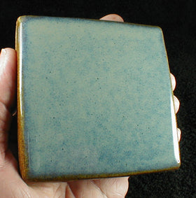 Glaze color samples - Cerulean Blue Mist