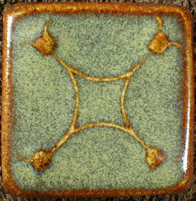 2 x 2 Lily of the Valley tile - Buckeye