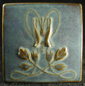 6 x 6 Columbine - Cerulean Blue Mist