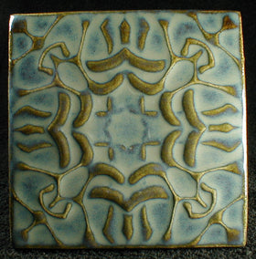 6 x 6 Thistle - Cerulean Blue Mist