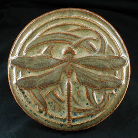 Round Dragonfly tile - Buckeye