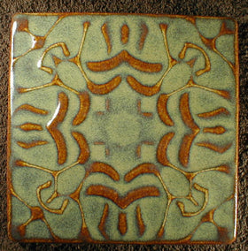 6 x 6 Thistle tile - Buckeye
