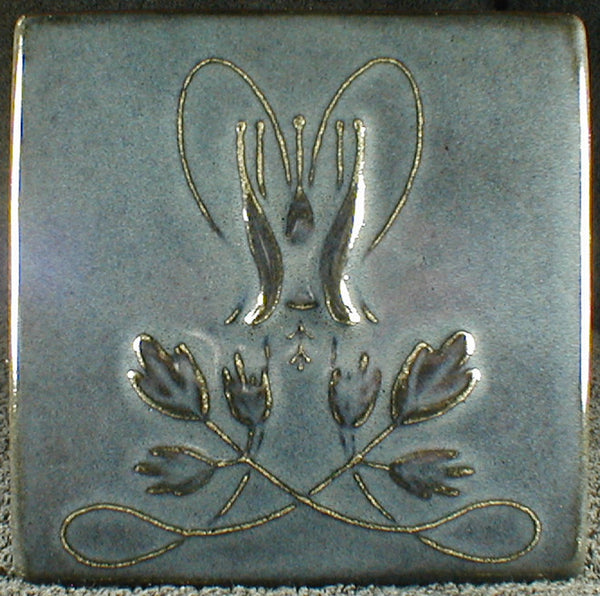 6 x 6 Columbine tile - Twilight Blue