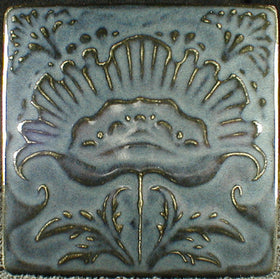 6 x 6 Poppy tile - Twilight Blue