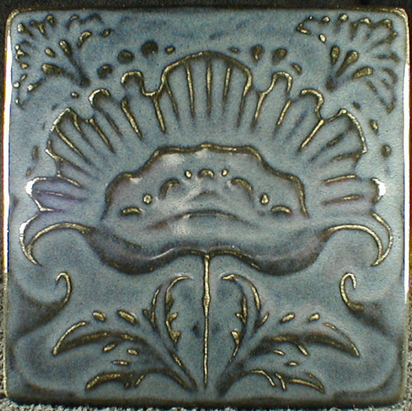6 x 6 Poppy tile - Twilight Blue