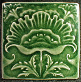 6 x 6 Poppy tile - Pinewood Green
