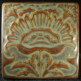 6 x 6 Poppy tile - Buckeye