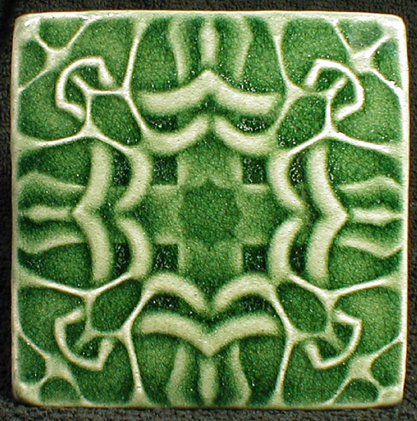 6 x 6 Thistle tile - Pinewood Green