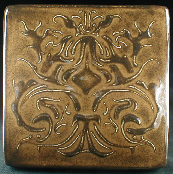 6 x 6 Art Nouveau tile - Star Anise