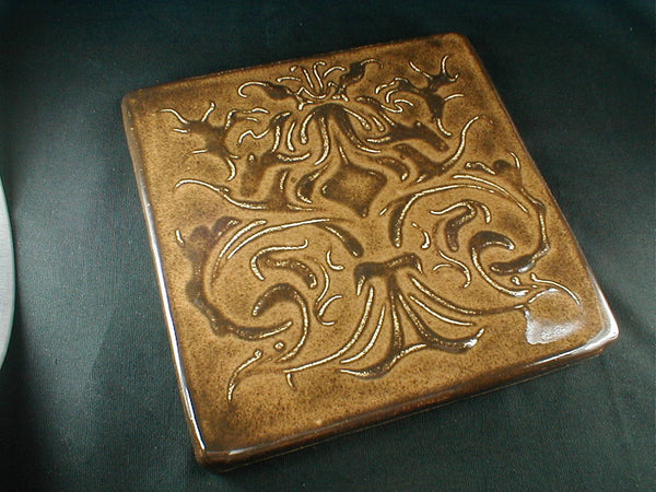 6 x 6 Art Nouveau tile - Star Anise
