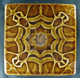 6 x 6 Thistle tile - Caramel Brown