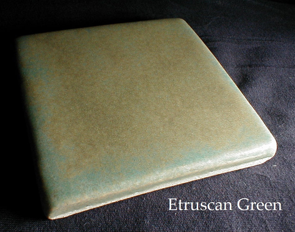 Glaze color samples - Etruscan Green