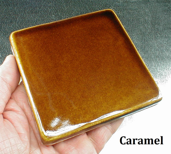 Glaze color samples - Caramel
