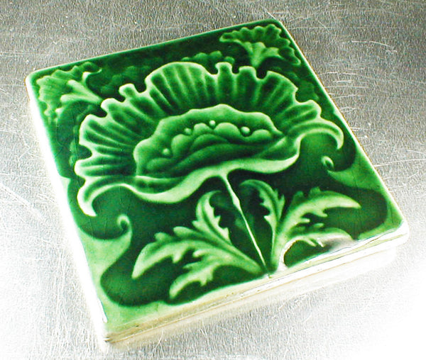 6 x 6 Poppy tile - Conifer Green